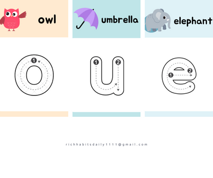 Kids Workbook | alphabet